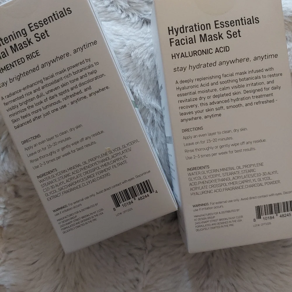 Revive 10 Pk Facial MASK 10Pk Hyaluronic Acid Mask 20 Pc Travel Size